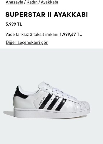 Adidas Superstar Kadın Beyaz Sneakers - Görsel 4
