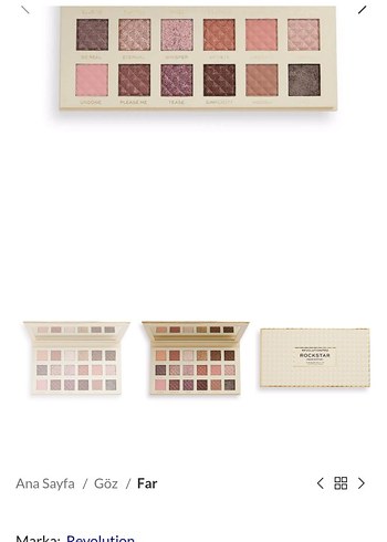 Revolution pro rockstar Bej Tonlarda Göz Farı Paleti - Görsel 6