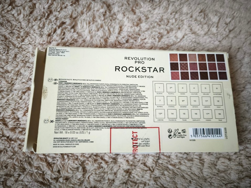 Revolution pro rockstar Bej Tonlarda Göz Farı Paleti - Görsel 3