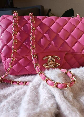 Pembe Replika Çanta  - Görsel 5