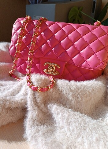 Pembe Replika Çanta  - Görsel 7