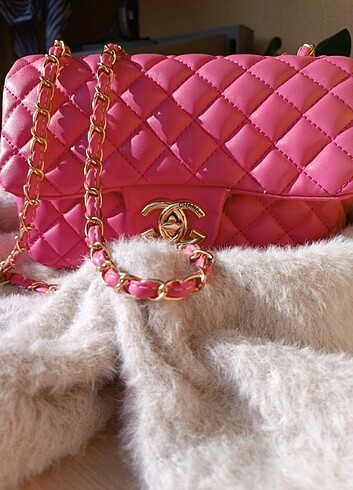 Pembe Replika Çanta  - Görsel 8