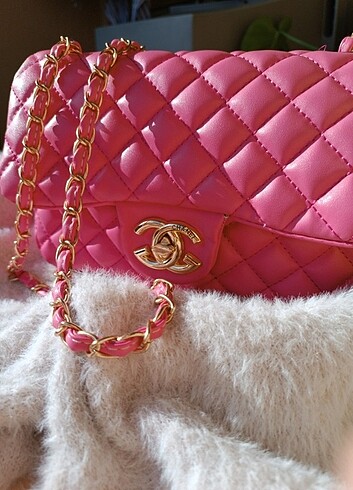 Pembe Replika Çanta  - Görsel 12