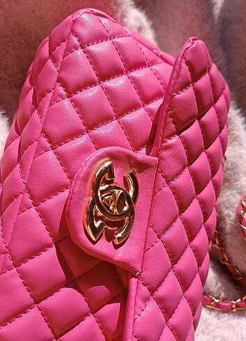 Pembe Replika Çanta  - Görsel 18