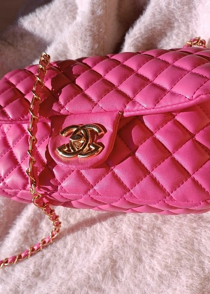 Pembe Replika Çanta  - Görsel 3