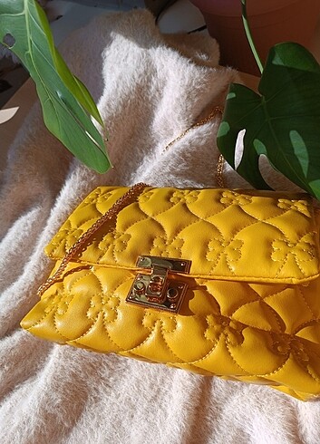 Askılı Sarı Canta - Görsel 10