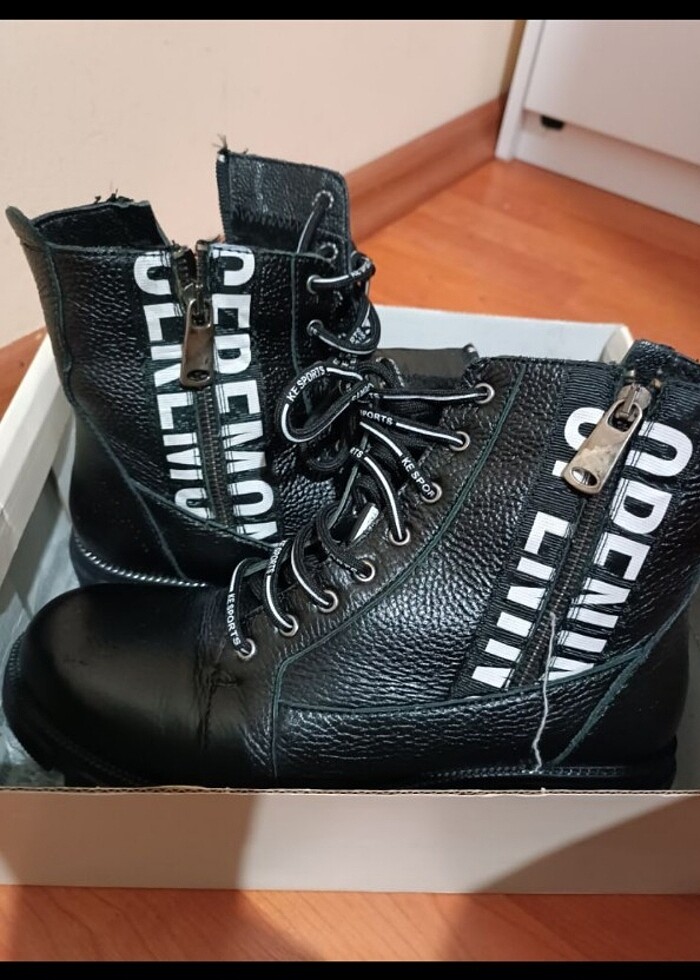 Bambi Siyah Bot - Görsel 5