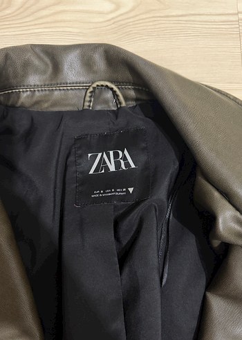 Zara deri ceket - Görsel 2