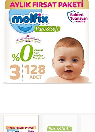 Molfix pure soft bebek bezi