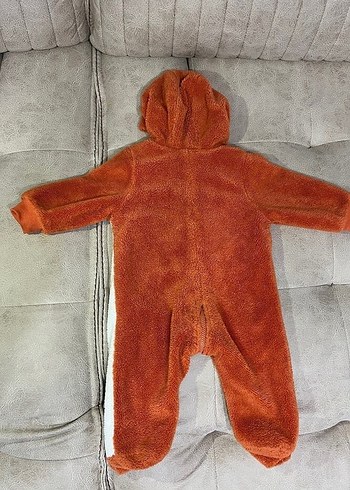 Renkli Desenli Erkek Bebek Polar Tulum - Görsel 3