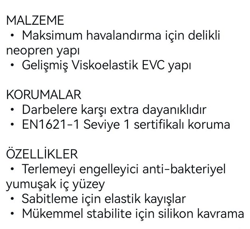 Motosiklet Diz Koruyucu - Görsel 2