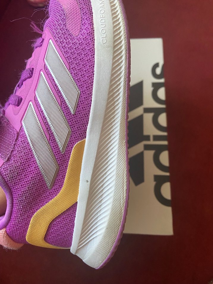 Adidas Kız Çocuk Mor Cırt Cırtlı Spor Ayakkabı - Görsel 3