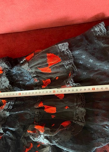 Vintage dantel büyük beden tül etek - Görsel 7