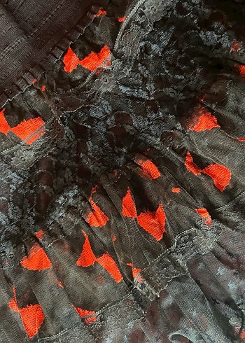 Vintage dantel büyük beden tül etek - Görsel 2