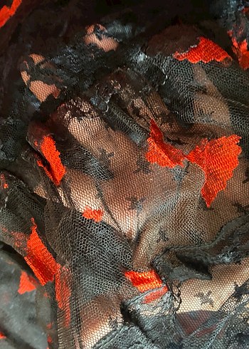 Vintage dantel büyük beden tül etek - Görsel 3