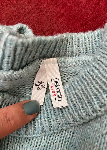 Defacto kız çocuk triko kazak 4 yaş - Görsel 3