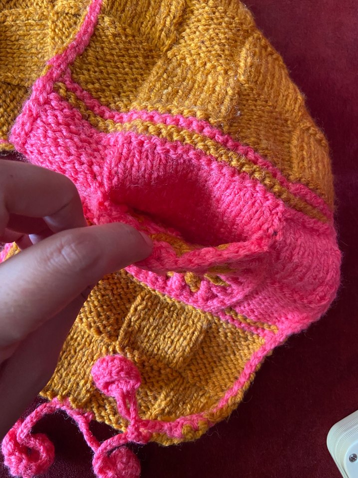 Renkli Nakışlı Çocuk Bohem Kapşonlu Atkı - Görsel 4