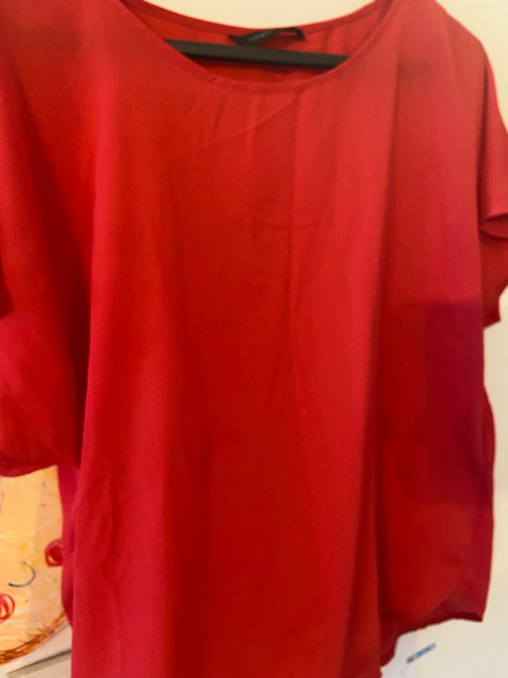 Defacto kadın kırmızı bluz large - Görsel 4