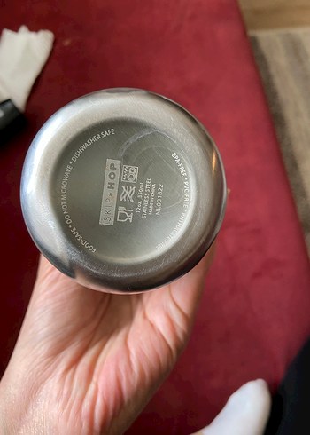 Skip hop Çilek Desenli Çocuk çelik suluk matara - Görsel 5