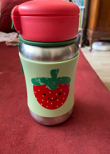 Skip hop Çilek Desenli Çocuk çelik suluk matara - Görsel 2