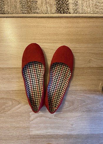 Gül kurusu Süet Kadın Babet - Görsel 2