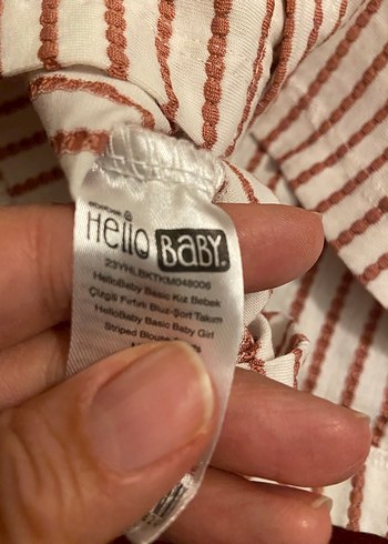 Hello baby kız çocuk bluz gömlek 3 yaş - Görsel 8