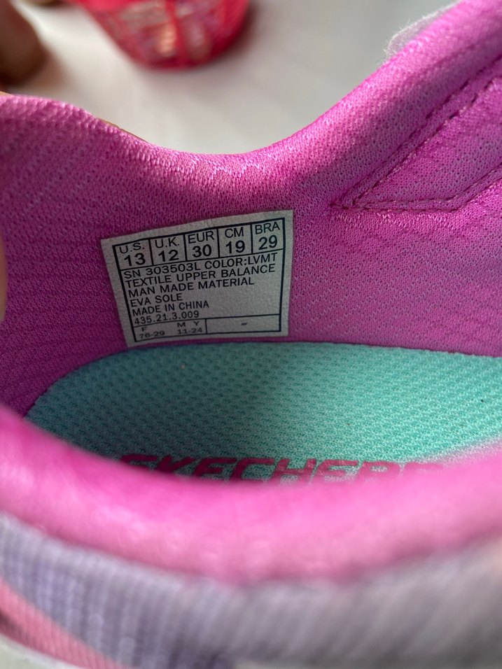 Kız Çocuk Mor Skechers Spor Ayakkabı - Görsel 4