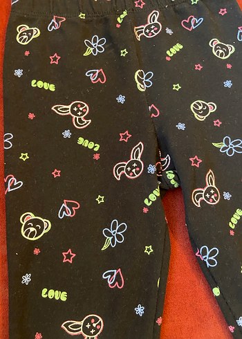 Lcw Renkli Desenli Kız Tayt - Görsel 2