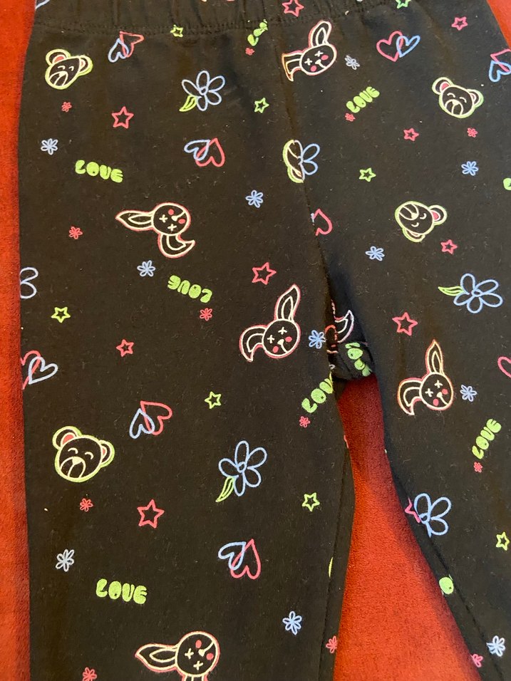 Lcw Renkli Desenli Kız Tayt - Görsel 2