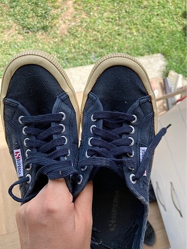 39 Beden Superga lacivert 39 kadın sneaker spor ayakkabı