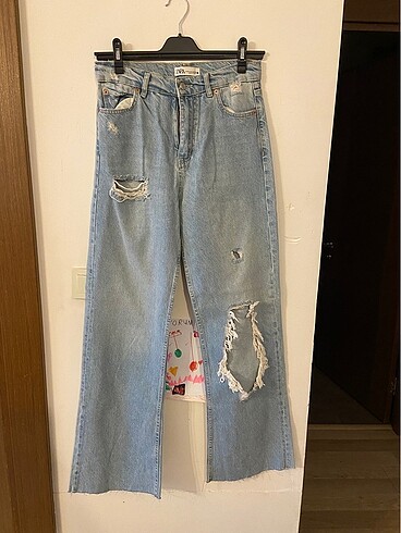 Zara kadın jean kot pantolon 38 beden