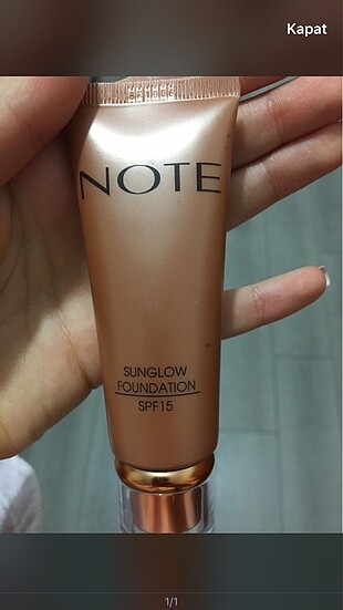 Note Sunglow Likit Fondöten Bronzer