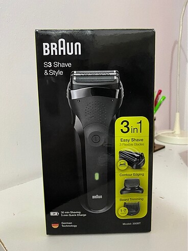 Braun traş makinesi 3n1