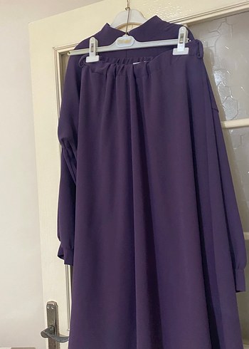 Mor Uzun Kollu Kadın ikili takım - Görsel 9