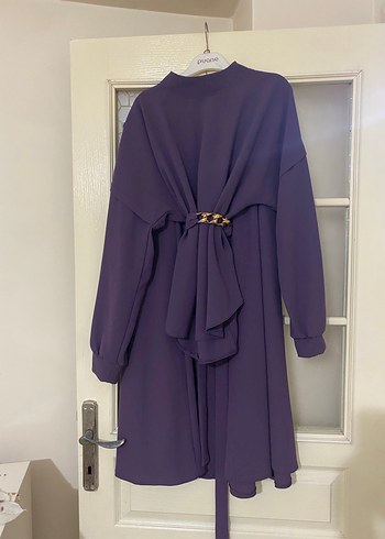 Mor Uzun Kollu Kadın ikili takım - Görsel 3