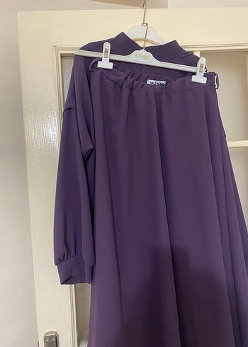 Mor Uzun Kollu Kadın ikili takım - Görsel 10