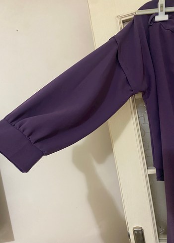 Mor Uzun Kollu Kadın ikili takım - Görsel 8