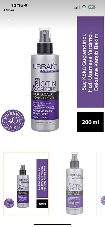 Urban saç toniği