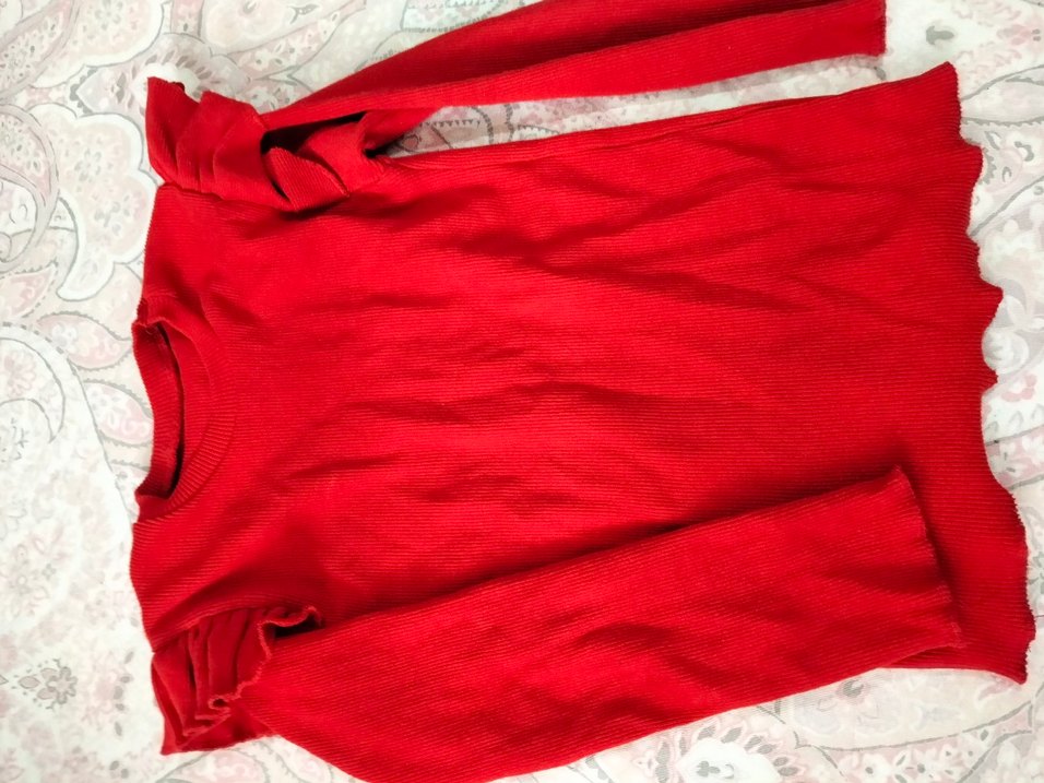 Kız Çocuk Kahverengi Baskılı Sweatshirt - Görsel 5