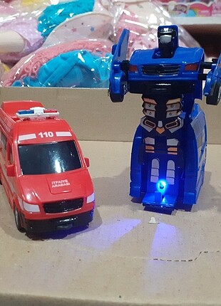 Robot olan araba transformers oyuncak 