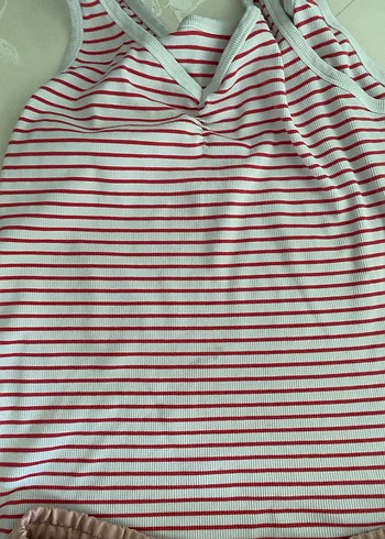 Pembe Pamuklu Hamile Mini Şort - Görsel 2