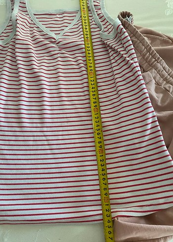 Pembe Pamuklu Hamile Mini Şort - Görsel 8