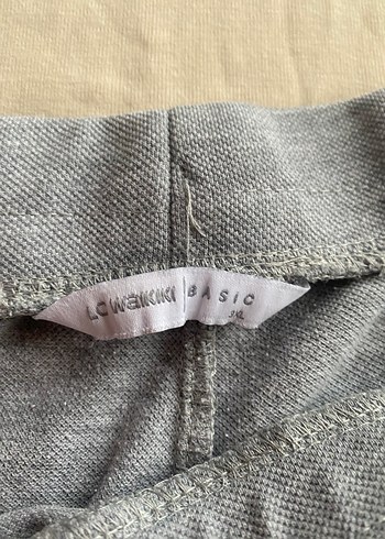 Gri Hamile Şortu Midi Boy Rahat Kesim - Görsel 2