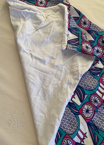 Renkli Baykuş Desenli Hamile Tişörtü - Görsel 5