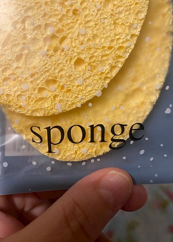Ocean Sarı Parlak Cilt Temizleme Süngeri - Görsel 2