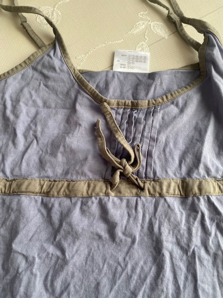 Gri Askılı Hamile ve Emzirme Gecelik C&A - Görsel 3