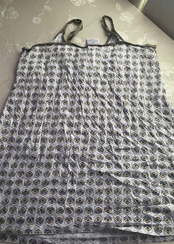 Gri Askılı Hamile ve Emzirme Gecelik c&a - Görsel 4