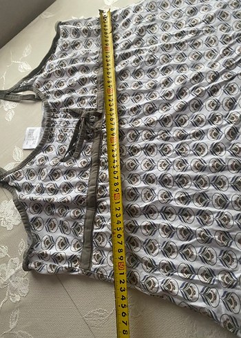 Gri Askılı Hamile ve Emzirme Gecelik c&a - Görsel 7