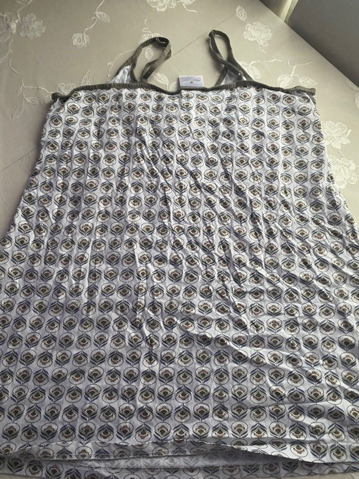 Gri Askılı Hamile ve Emzirme Gecelik c&a - Görsel 4