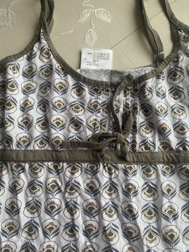 Gri Askılı Hamile ve Emzirme Gecelik c&a - Görsel 2